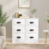 vidaXL Komoda bijela 70 x 35 5 x 67 5 cm od konstruiranog drva Cijene