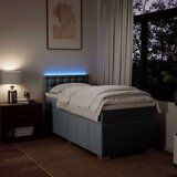vidaXL Box spring krevet s madracem svjetlosivi 90x190 cm od tkanine | shoptok.hr