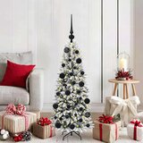  Umjetno božićno drvce Bijela 120 cm PVC, plastika, čelik i PE | shoptok.hr