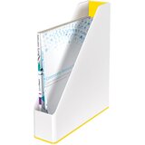  Stojalo za spise navpično plastično wow leitz 53621016 belo-rumeno | Shoptok.si
