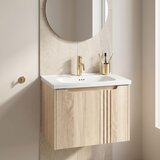 Rea Kopalniška omarica z umivalnikom Rivo DB86-60L-3 Light 60cm Cene