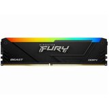 Kingston memorija 16GB(2x8GB)/DIMM/DDR4/3600MHz/CL17/FURY beast rgb Cene