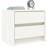  Noćni ormarići 2 kom bijeli 40x31x35,5 cm od masivne borovine | shoptok.hr