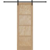 vidaXL Klizna vrata s opremom 78x232 cm od masivnog borovog drveta | shoptok.hr