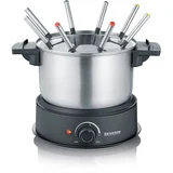 FO 2470 Fondue-Set Edelstahl, 8 Gabeln, 1500 Watt
