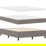  Box Spring postelja z vzmetnico - Taupe, 140x200 cm, Tkanina, (22053061) | Shoptok.si