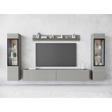 XXXL Dnevni Regal Vera I, Siva Z Osvetlitvijo, 4-Delni | Shoptok.si