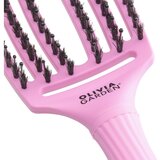 Olivia Garden Fingerbrush ThinkPink Boar & Nylon Pink Tokyo krtača za lase 1 kos | Shoptok.si