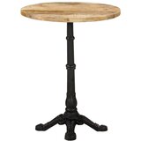 vidaXL Bistro stolić Ø 60 x 76 cm od grubog drva manga | shoptok.hr