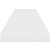 vidaXL plutajuće zidne police 2 kom sjajne bijele 90x23,5x3,8 cm MDF | shoptok.hr