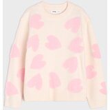 Sinsay Oversize džemper s motivom srca | shoptok.hr