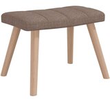  Gugalni stol s stolčkom taupe blago, (20804137) | Shoptok.si