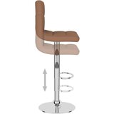  Barski stolčki 2 kosa rjavo blago, (20700051) | Shoptok.si