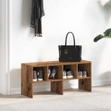  Stalak za cipele koji se može složiti staro drvo 89,5x30x40 cm | shoptok.hr