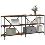  Konzoni stol boja hrasta 160 x 30 x 75 cm od drva i željeza | shoptok.hr