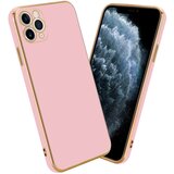 Cadorabo Ohišje, združljiv z Apple v sijajnem roza barvi - Zaščitni pokrov iz fleksibilnega silikona TPU in z zaščito pred kamero, (20593967) | Shoptok.si