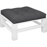  Jastuk za palete crni 80 x 80 x 12 cm od tkanine | Eponuda.com