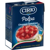 Cirio Koščki paradižnika - 390 g Cene