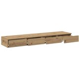  Nočne omarice Obrtni hrast MDF z furnirjem iz hrasta, (22008082) | Shoptok.si