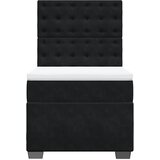 Box spring krevet s madracem crni 80 x 200 cm baršunasti | shoptok.hr