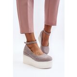 Boto Women's Grey Wedge Espadrilles Malla | ePonuda.com