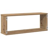  Zidne kockaste police 4 kom Artisan hrast 60x15x23 cm | shoptok.hr