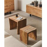 Kave Home Stranski mizici v kompletu 2 ks iz masivne akacije 40x50 cm Lomiri – | Shoptok.si