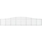  Lučne gabionske košare 7 kom 400x30x60/80 cm pocinčano željezo | shoptok.hr