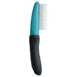 M Pets Češalj za pse UP & DOWN, 5x22cm, Crno- plavi | Eponuda.com