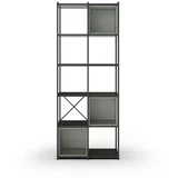 Zelena/crna biblioteka 71x179 cm Anya –