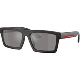 Prada Linea Rossa PSA07S 18K60A L (58) Črna/Siva Cene