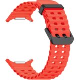 Chameleon Silikonski pašček za Samsung Galaxy Watch Ultra, rdeč Cene