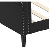  Dnevni krevet crni 90 x 190 cm od umjetne kože | shoptok.hr