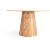 Gazzda Okrogla jedilna miza iz masivnega hrasta v naravni barvi ø 126 cm Mushroom – | Shoptok.si