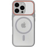 AVIZAR Ovitek MagSafe za iPhone 16 Pro Max, zadnja stran z dimnim efektom z ojačanim silikonskim okvirjem, Siva, (5000189747) | Shoptok.si