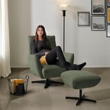 Dieter Knoll FOTELJ, zelena tekstil | Shoptok.si