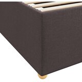  Konstrukcija postelje Temno rjava 140 x 200 cm blago, (5000124118) | Shoptok.si
