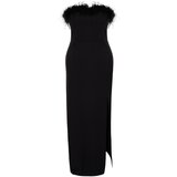 Trendyol Curve Black Straight Shift Maxi Woven Plus Size Dress | shoptok.hr