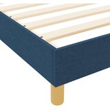  Krevet s plavim okvirom 200x200 cm od tkanine | shoptok.hr