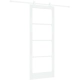  Klizna vrata ORKDAL 83 x 211 cm Masivna borovina i staklo | shoptok.hr