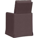  Trpezarijske stolice 2 pcs Tamno smeđa 57 x 67 x 98 cm tkanina | shoptok.hr