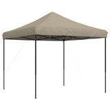 Šator za svadbe - šator za zabave Sivo-smeđa 292 x 292 x 315 cm Oxford tkanina | shoptok.hr