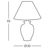  Kolarz 0014.73.7 - Stona lampa BORDEAUX 1xE27/100W/230V | Eponuda.com