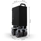 Kinderkraft Sklopiva kolica ROLLSTER 90x58 cm, Mystic Black | shoptok.hr