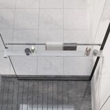  Polica za stijenku tuš-kabine kromirana 90 cm aluminijska | shoptok.hr