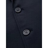 Ombre Men's SLIM knit jacket with subtle texture - navy blue | shoptok.hr