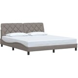  Okvir za krevet bez madraca smeđesivi 180x200 cm od tkanine | shoptok.hr