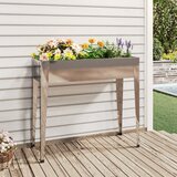 Maison Chic Visoka greda - Greda - Cvetlični Lonec 100,5x40,5x90 cm pocinkano jeklo, (21789004) | Shoptok.si