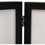 vidaXL Trodijelni okvir za fotografije crni 28 x 18 cm + 2x (13x18 cm) | shoptok.hr