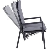 Garden Pleasure Sivi kovinski vrtni stoli v kompletu 1 ks Sintra – | Shoptok.si